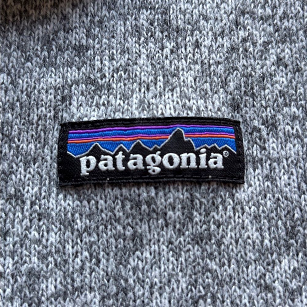 Patagonia Women’s Better Sweater 1/4 Zip Fleece Jacket Heather Gray Sz M - Picture 5 of 12